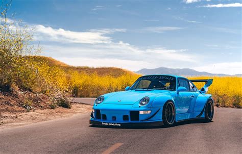 Wallpaper Blue, Sport, Widebody, RWB, Vehicle, Porsche 911 993 RWB ...