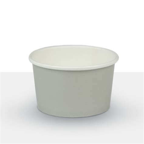 2 scoop 5oz grey ice cream paper cup (1000 units) | Parkers Packaging