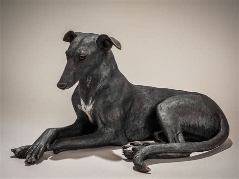 Dog Sculpture Commission - Nick Mackman Animal Sculpture