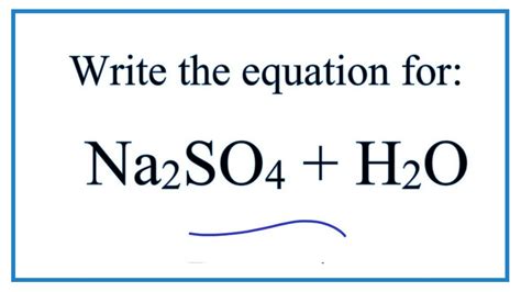 Sodium Sulfate Molecular Structure