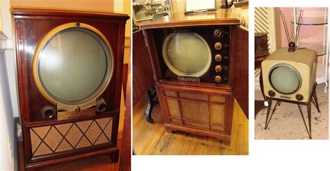 TVs from the 50s with round screens. : r/RetroFuturism