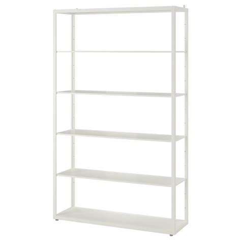 FJÄLKINGE Shelving unit, white, 118x193 cm - IKEA