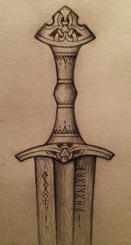 Untitled | by Cedarlore Forge Viking Sword Tattoo, Celtic Sword, Viking ...