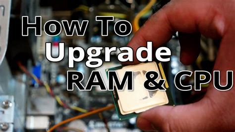 How To Upgrade CPU and RAM on any PC - YouTube