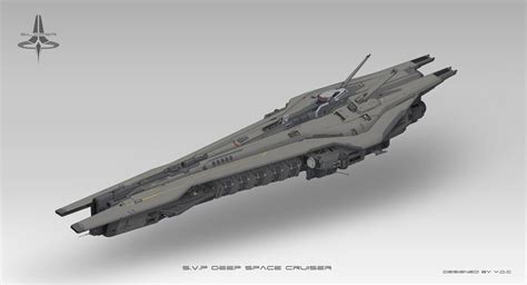 ArtStation - S.V.P deep space cruiser, Dancheng YE | Space ship concept ...