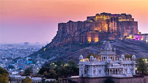 Jaswant Thada and Mehrangarh Fort – Jodhpur, Rajasthan, India – The ...