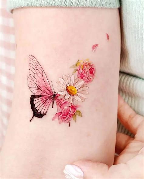 Colorful Butterflies Tattoos