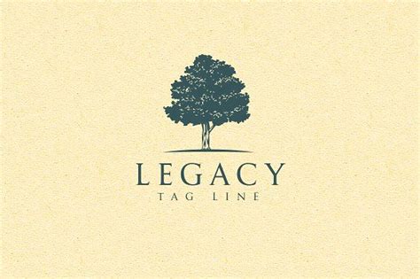 Legacy Logo Template | Tree logos, Logo templates, Oak tree silhouette