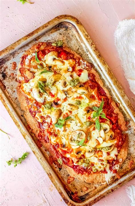 Mushroom Flatbread: An Artisan Flatbread Pizza — JINZZY