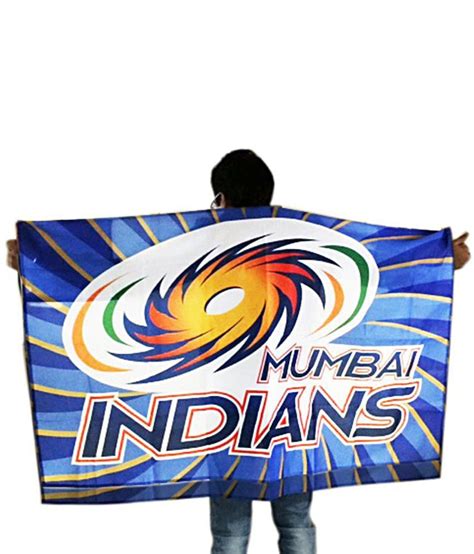 Mumbai Indian Flags at Rs 45 | प्रिंटेड फ्लैग in Surat | ID: 2518839173