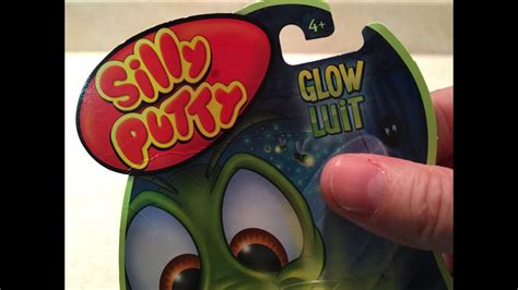 Silly Putty Glow Toy - YouTube