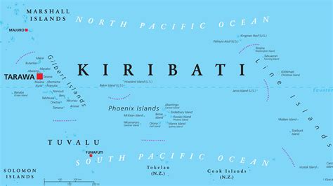 What is the capital of Kiribati? | Mappr