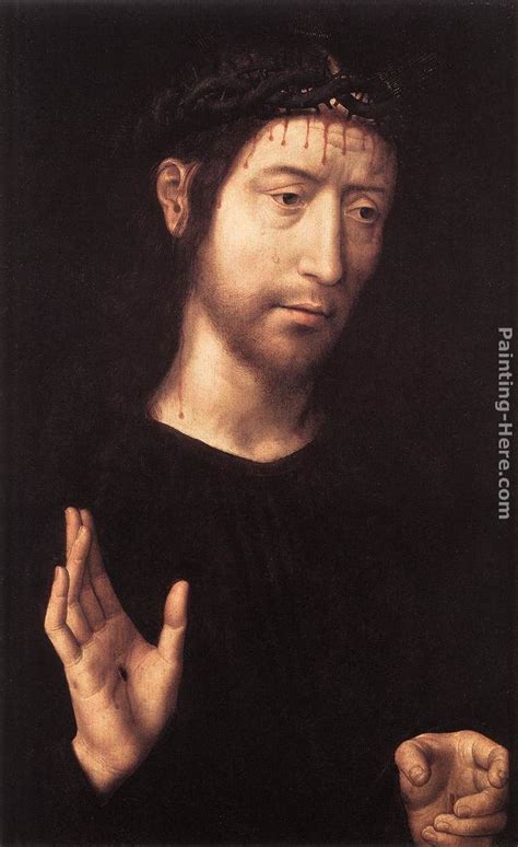 Hans Memling Man of Sorrows painting anysize 50% off - Man of Sorrows ...