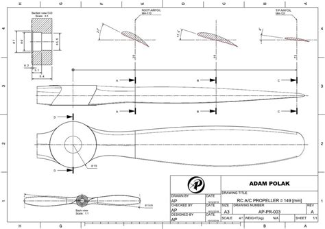 Propeller Drawing