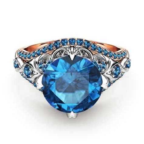 9 Enchanting Blue Diamond Rings for a Bling of "Something Blue" - Love ...