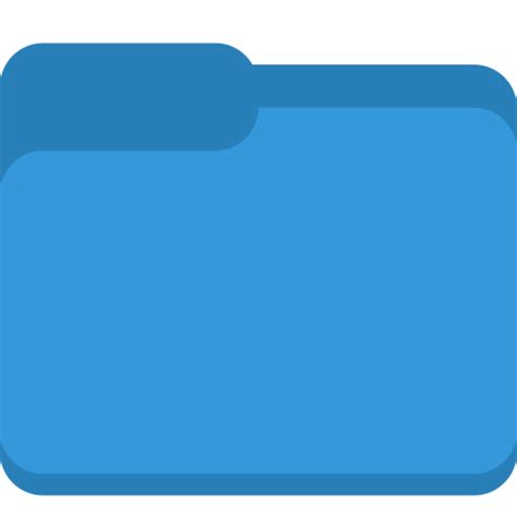 Blue, folder icon - Free download on Iconfinder