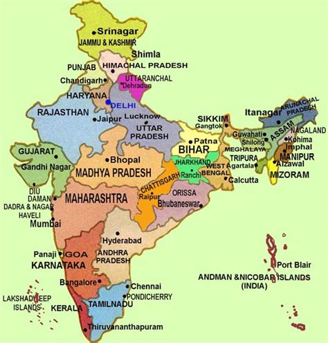 Madras Map - India