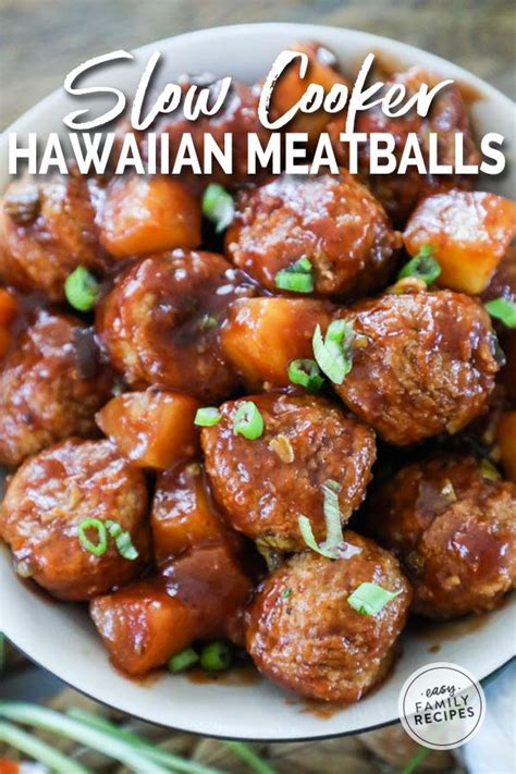 Goodness! These are DELICIOUS! Hawaiian BBQ Meatballs are perfect for ...