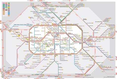 Dahlem-Dorf station map - Berlin S-Bahn U-Bahn