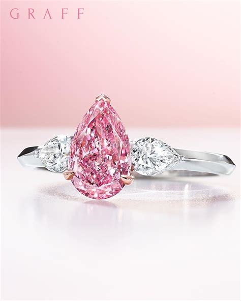 Graff on Instagram: “An electrifying 1 carat Vivid Pink diamond. # ...