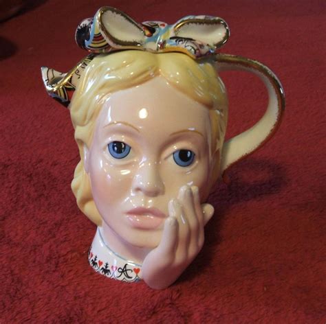 Paul Cardew Alice in Wonderland Alice Head Teapot Small 4.5" Tall ...