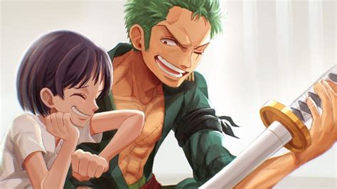 ¿Qué parentesco tienen la pequeña Kuina y Roronoa Zoro en One Piece?