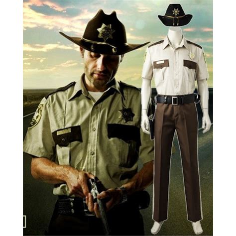 The Walking Dead Season Rick Grimes Cosplay Costume ( free shipping ...