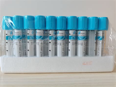 Sodium Citrate Blood Specimen Collection (Light Blue Top) Tubes Bd ...