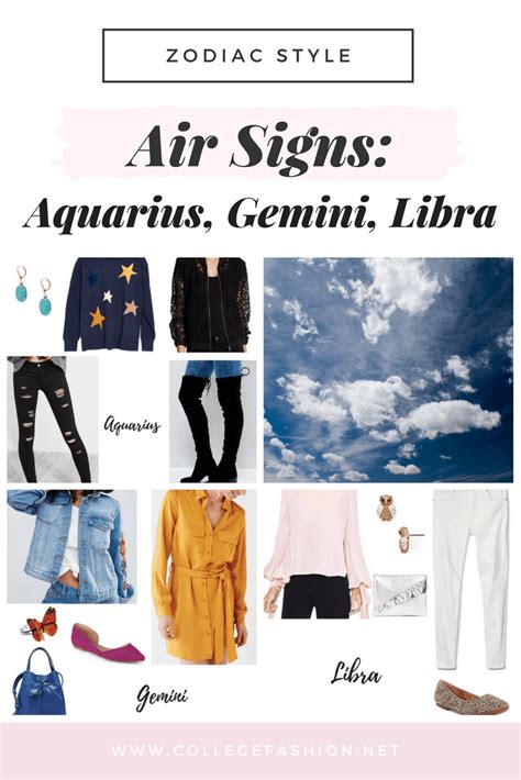 Zodiac Style: Air Signs: Aquarius, Gemini & Libra - College Fashion