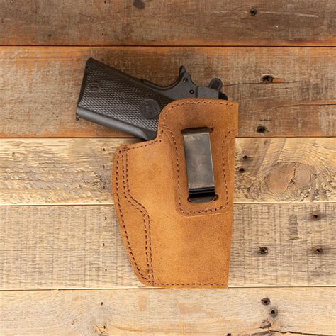 Hunting Kel-Tec P32 Wallet Shoot Thru Brown Leather Pocket Holster Fits ...