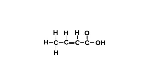 The correct structural formula of butanoic acid is