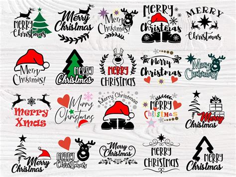 Merry Christmas SVG Bundle, Svg Files for Cricut By TonisArtStudio ...