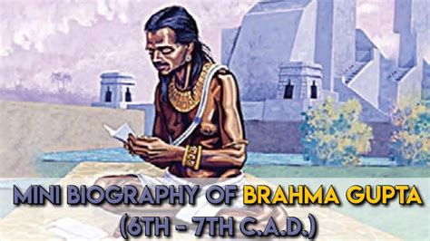 Mini Biography of #Brahmagupta - YouTube