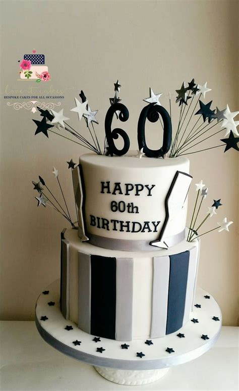 Man's 60th birthday cake, champagne, Tottenham football inspired www ...