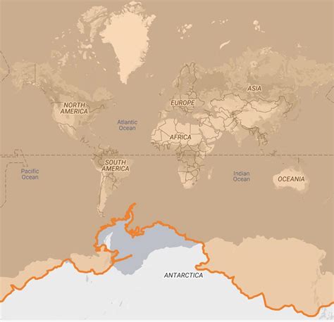 The TRUE size of Antarctica : r/mapporncirclejerk