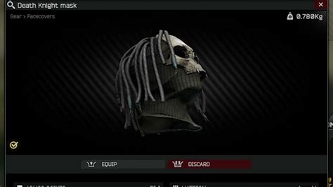 Escape From Tarkov - Death Knight Mask For Cosplay - YouTube