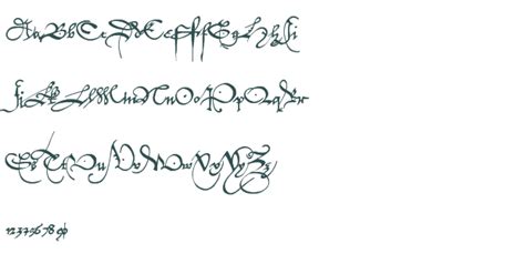 Secretary hand ancient font download free (truetype)