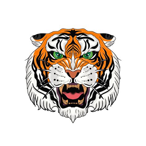 Tiger Logo Angry Illustration, Logo, Tiger, Angry PNG Transparent ...