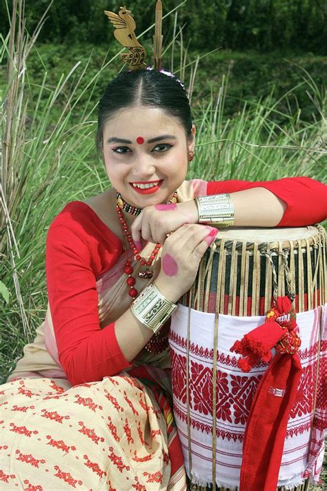 Bihu girl of Assam Photograph by Diganta Talukdar