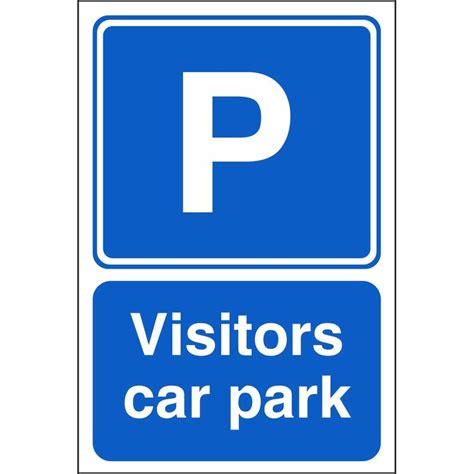 Visitors Car Park Signs | Car Park Information Safety Signs Ireland