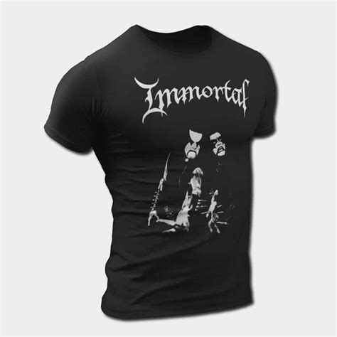 Immortal T-Shirt, Immortal Band Members Tee, Black Metal Merch – Metal ...