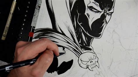 Tips on Traditional Inking for Comics - YouTube