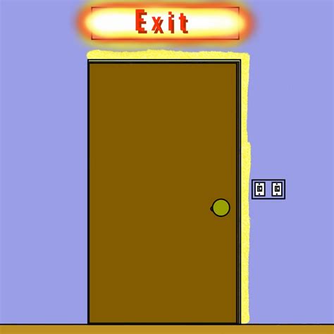 Exit door by Eith3 on DeviantArt