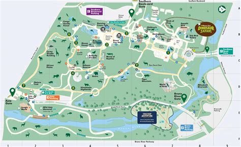 Bronx Zoo Map and Brochure (2015 - 2024) | ThemeParkBrochures.net