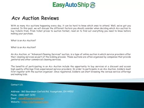 PPT - Acv Auction Reviews PowerPoint Presentation, free download - ID ...