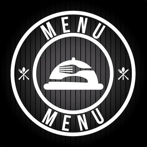 Free Vector | Menu logo graphic design