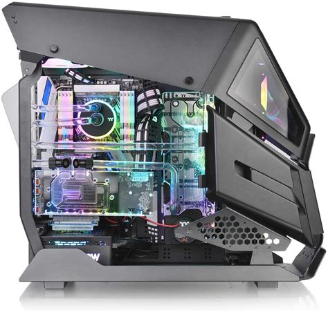 Thermaltake AH T600 Black Edition Tempered Glass E-ATX Full Tower Case ...