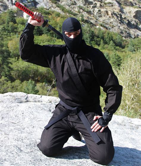 Authentic Black Ninja Uniform Costume - Etsy