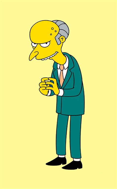 The Simpsons' Mr. Burns (Harry Shearer) from TV’s Greatest Villains | E ...