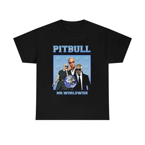 Pitbull Mr.Worldwide Shirt | Pitbull Fan Shirt | Pitbull Concert Shirt